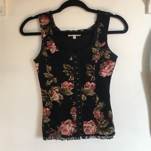Vintage 90s Corset Style Tank